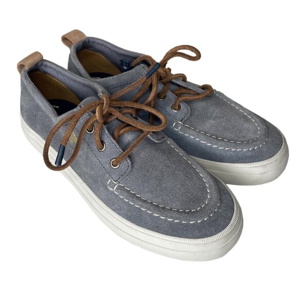 Sperry Top-Sider Women's Crest Gray Suede Sneaker Size 7 - Picture 1 of 16